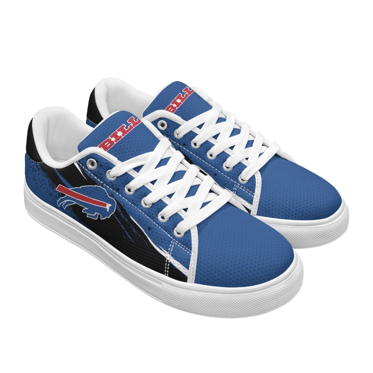 Women's Buffalo Bills Low Top Casual Sneakers/Shoes 001